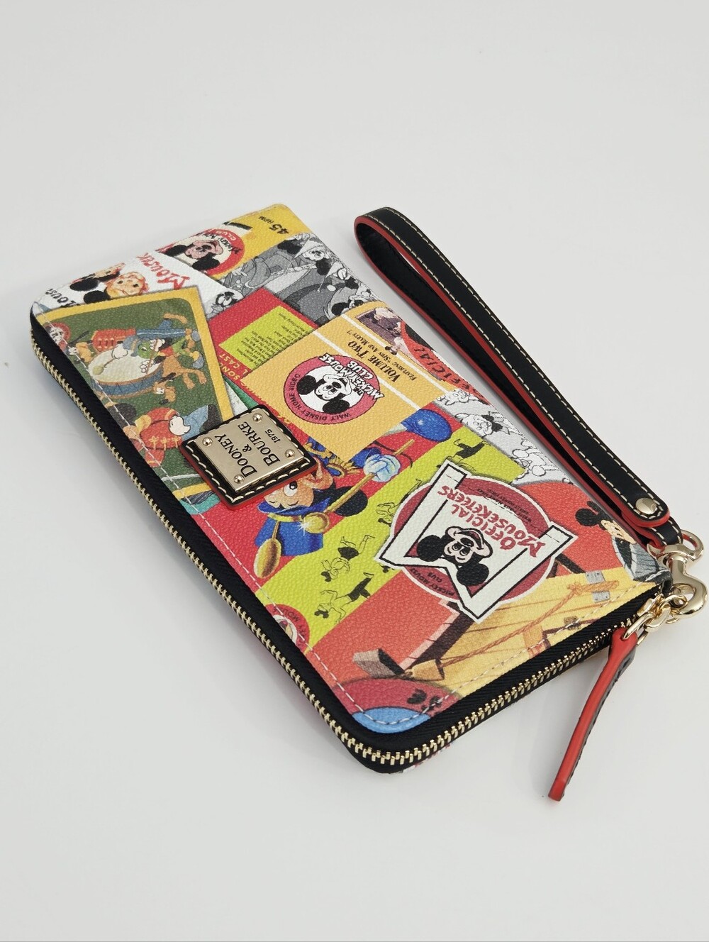 NEW DOONEY & BOURKE DISNEY THE MICKEY MOUSE CLUB 70TH ANNIVERSARY WALLET - Picture 7 of 10